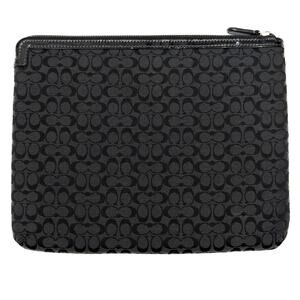 Coach Signature C Logo Padded Zipper Ipad Tablet Case 10X8